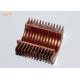 Integral Copper / Copper Nickel Spiral Finned Tube With High Fins For Condensing Boiler