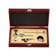 Luxury glorious leather wooden gift box for tools set
