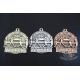 Marathon Die Cast Medals By Zinc Alloy , Custom Metal Running Engraved Medals Antique Gold Silver Copper Plating 3D