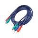 3RCA male to 3RCA male cable with golden plated