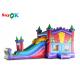 Digital Printing PVC Waterproof Inflatable Bouncy Castle With Slide