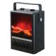 TNP-2008I-E1 Mini Electric Fireplace Black Temperature Adjustable Plastic Material