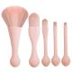 Round Head Mini Makeup Brush Set 17*7*7cm Size For Beauty Care Cosmetics