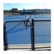 Galvanized PVC Coated Low Carbon Steel Wire Chain Link Fence for Farming in 50ft Roll