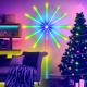 5V Music Sound Sync Party Decoration Fireworks Shape LED RGBIC Strip Lights with Remote