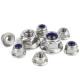 DIN6923 Staineless Steel 304 Hexagon Nuts With Flange Lock Nuts Bright Finish