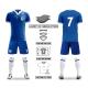 Number Custom Team Jersey Breathable Moisture Wicking Soft Stretching football fan shirt