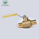 Normal Temperature Forged Brass PEX 1X1'' Lead Free Ball Valve