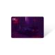 F08 chip embedded smart card, flash and light Standard Bank Cards