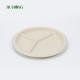 Bread Sugarcane Bagasse Disposable Plate Biodegradable round shape
