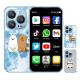 A8 Pro-a 3.0-inch Mini 3g Red Phone 2+16g Android 9.0 Kids Mobile Phone Birthday Gift Give Stickers
