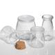 OEM Glass Pudding Jars Spice Jars Cork Lids 50ml 100ml 150ml