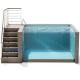 Luxury Prefabricated Swimming Pool with Modern Design and Lucite Acrylic Material
