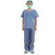 Durable Surgical Scrub Suits , Short Sleeve Disposable Scrub Suits For Nurses