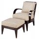 Classical Style Bedroom Hotel Lounge Leisure Chair Ottoman Customized