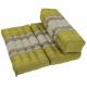 Meditation Pillow  Double Stitched Seams 100% Silk Cotton 25.5X19.5 Yoga Floor Cushion
