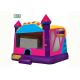 Wholesale Promotional Inflatable pink Air Bouncer Inflatable Trampoline Bounce House