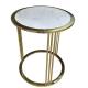 stone top stainless steel metal side table/End table/coffee table for hotel furniture,casegoodsTA-0082