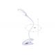 Clip On Desk USB LED Table Lamp Flexible Goose Neck Eye Care 360 Degree Freely Rotating