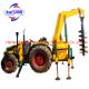 BS850 trench digging tractor machine 2M hole diameter pole erection machine