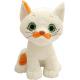 12 inch Black / White Cat Stuffed Animal Toys Soft Cartoon Plush