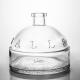 Flint Glass Sealing Type Cork 700ml Customized Shape Glass Liquor Bottle for Gin Rum Champagne