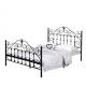 Single Metal Folding Bed Knock Down Structure Home Furniture