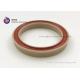 Silicone filled PTFE PEEK UHMWPE jacket 400A spring energized u-rings seals white black red blue green color