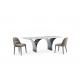 Big Modern Dinning Room Furniture Marble Diner Tables Set Italy Modern Dining Table And Chair