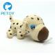 Eco - Friendly Squeaker Latex Pet Toys PP Cotton Stuffed Dog With Tail