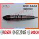0445120489 With Nozzle DLLA120P2613 Common Rail Diesel Fuel Injector 5348293 For Cummins QSL9