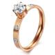 Tagor Jewelry Super Fashion 316L Stainless Steel Ring TYGR049