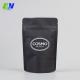 Eco - Friendly Black Kraft Paper Coffee Bag Stand Up Packing Zipper Pouch Bags For Food