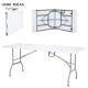 10 Ft Adjustable Height Banquette Table Restaurant Square Camp 6 X 2