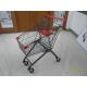 80L Supermarket Shopping Carts , Q195 Low Carbon Steel Grocery Pull Cart