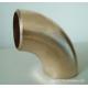 90 Degree Copper Alloy Steel Elbow Butt-Welding Fittings C70600 Long Radius Bend