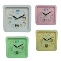 square plastic alarm clock for home decoration