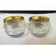 1oz 30gram high transparent glass caviar jar with metal screw lid