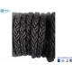 high quality 8 strand black color nylon mooring rope