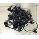 Waterproof  IP44 in E14 holiday cable Belt Light 20 meter length