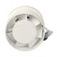Wall Mounted Duct Fan for Bathroom Air Ventilation 4 5 6 Inch 100mm 125mm 150mm White