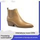 High Quality Genuine Leather Best Selling Elastic Slip on Short Booties For Daily Life