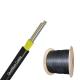 Black Indoor Fiber Optic Cable , 24 Core Ribbon Fiber Optic Cable With LSZH Jacket