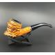 On sale!!!Classic Ltwfrane resin Wooden Smoking Tobacco Pipe wood pipes smoke pipes