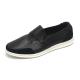 Black Lace Up Anti Odor Breathable Mens Genuine Soft Leather
