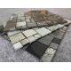 Polished Foil 30X30cm Decorative Mosaic Tiles Square Metal Mix Clear Crystal 1.36kgs