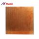 W75 Cu25 Copper Tungsten Plate Sheet Bright Surface For Metallurgy