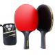 Strong Strike 2 Racket 3 Ball In Bag 7 Layer Poplar Table Tennis Puddles