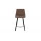 PU Leather 0.154m3 13KGS Cushion Bar Stools For Cafe