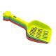 Three Color Litter Lifter Cat Litter Scoop 25.5CM Toilet Clean Shovel PP Material